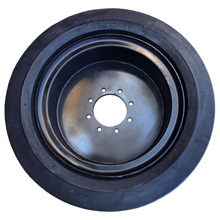 14-17.5 Solid Skid Steer Tires  -Smooth Heavy Duty