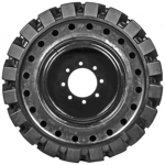 14x17.5 Telehandler Solid Tires with 8 bolt Rim